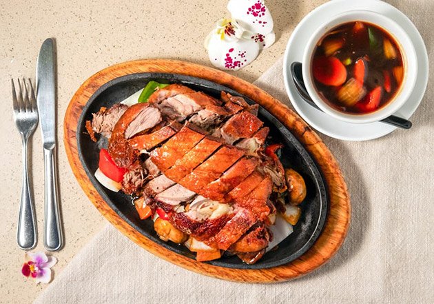 Sizzling house specialty